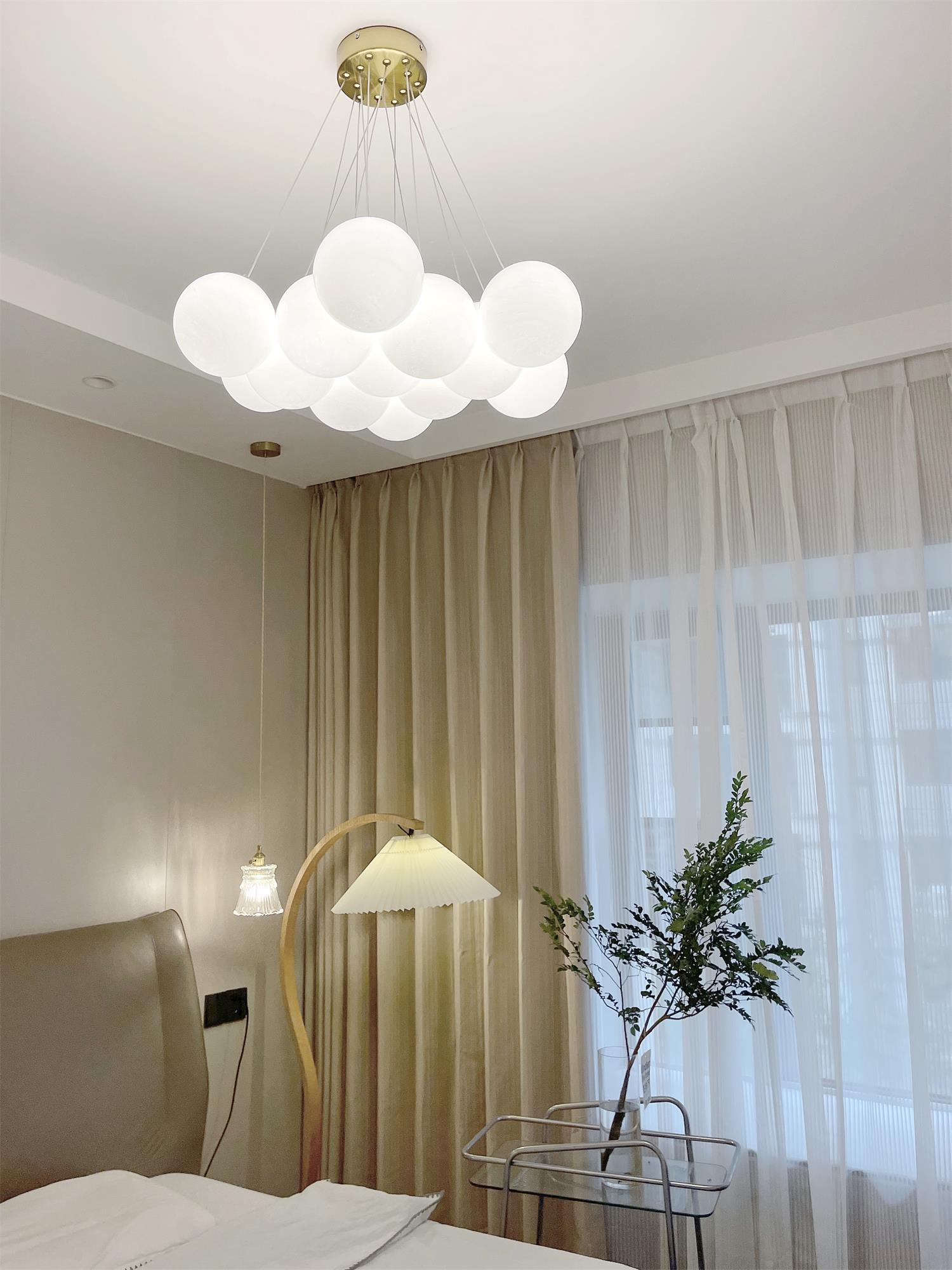 Glass Cluster Pendant light Chandelier