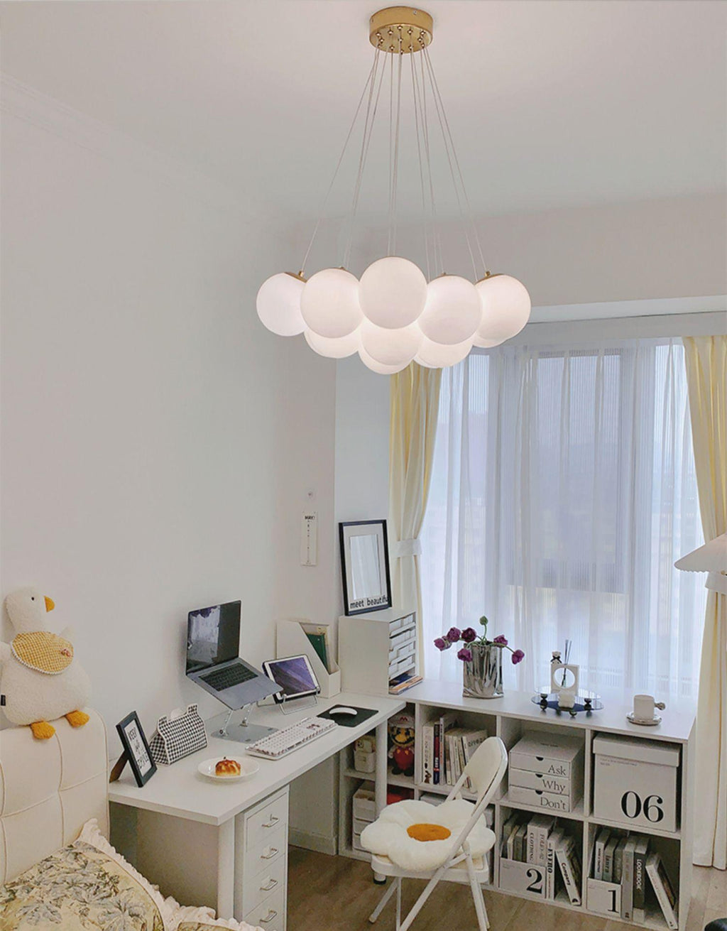 Glass Cluster Pendant light Chandelier