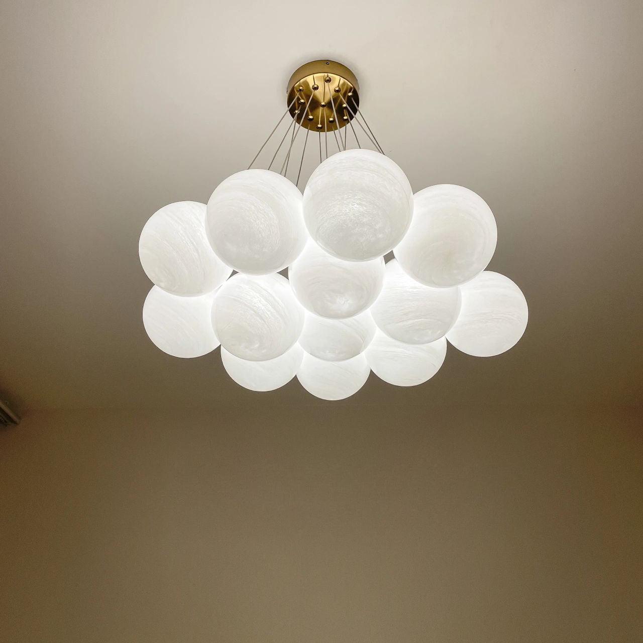 Glass Cluster Pendant light Chandelier