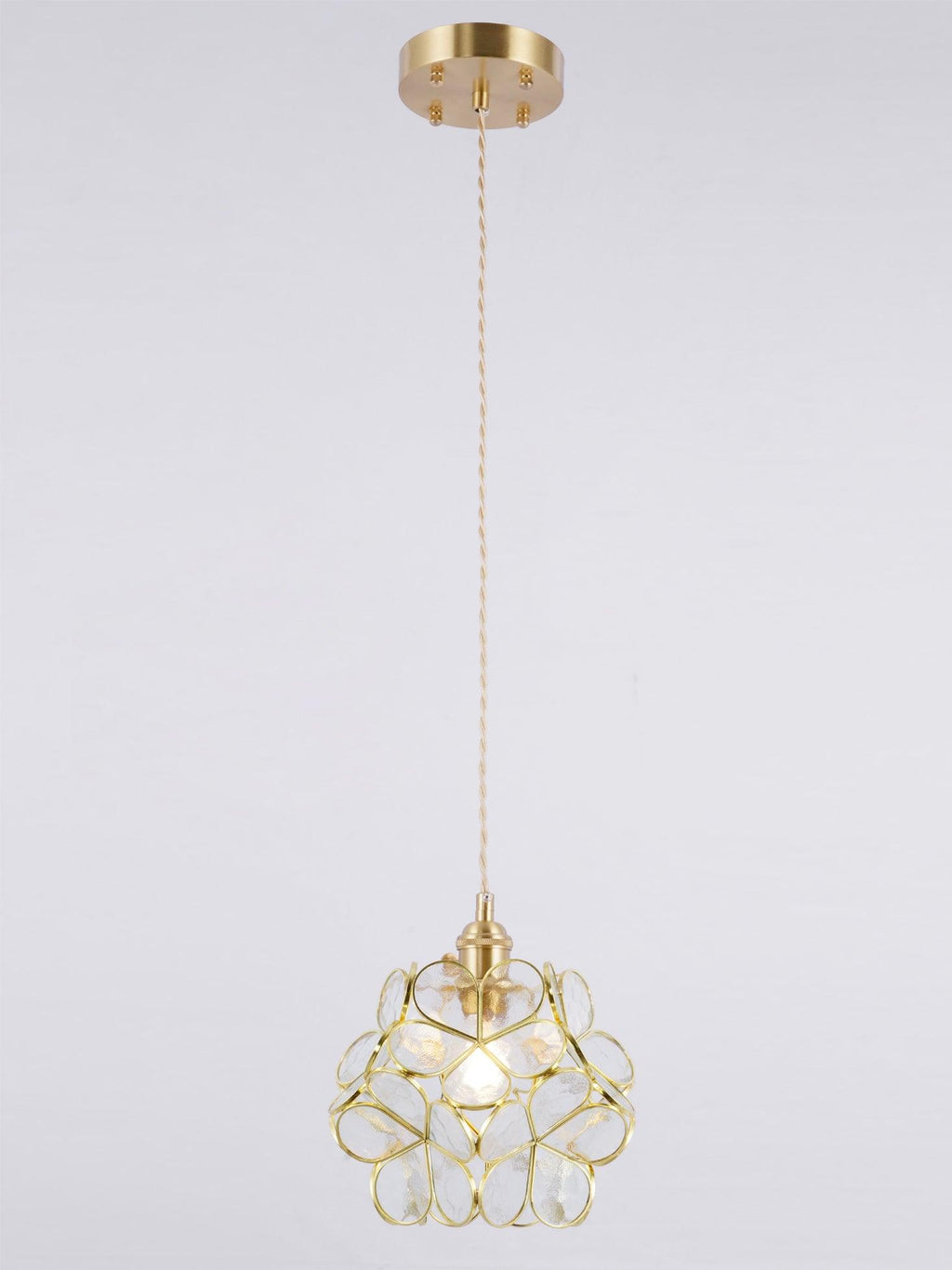 Glass Petal Drop light Pendant Light