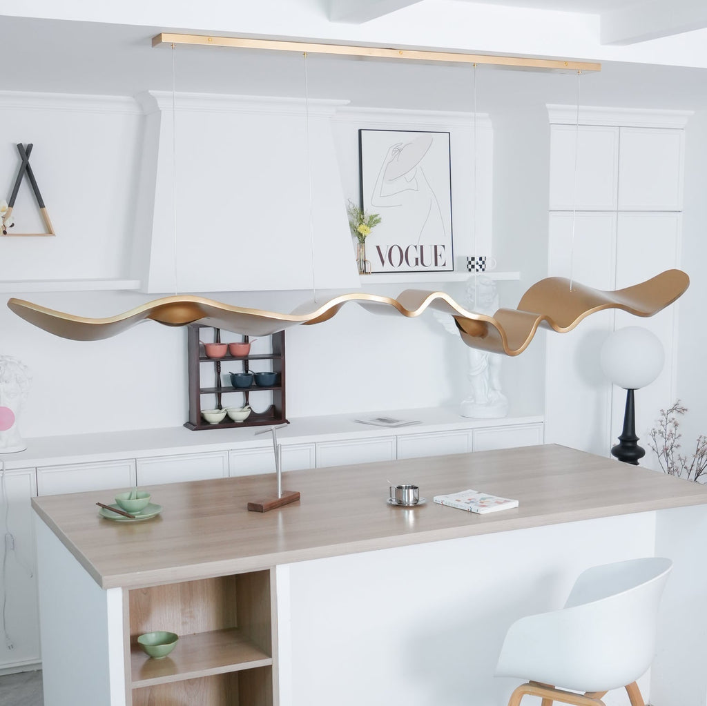 Gold Ribbon Gasolier Chandelier