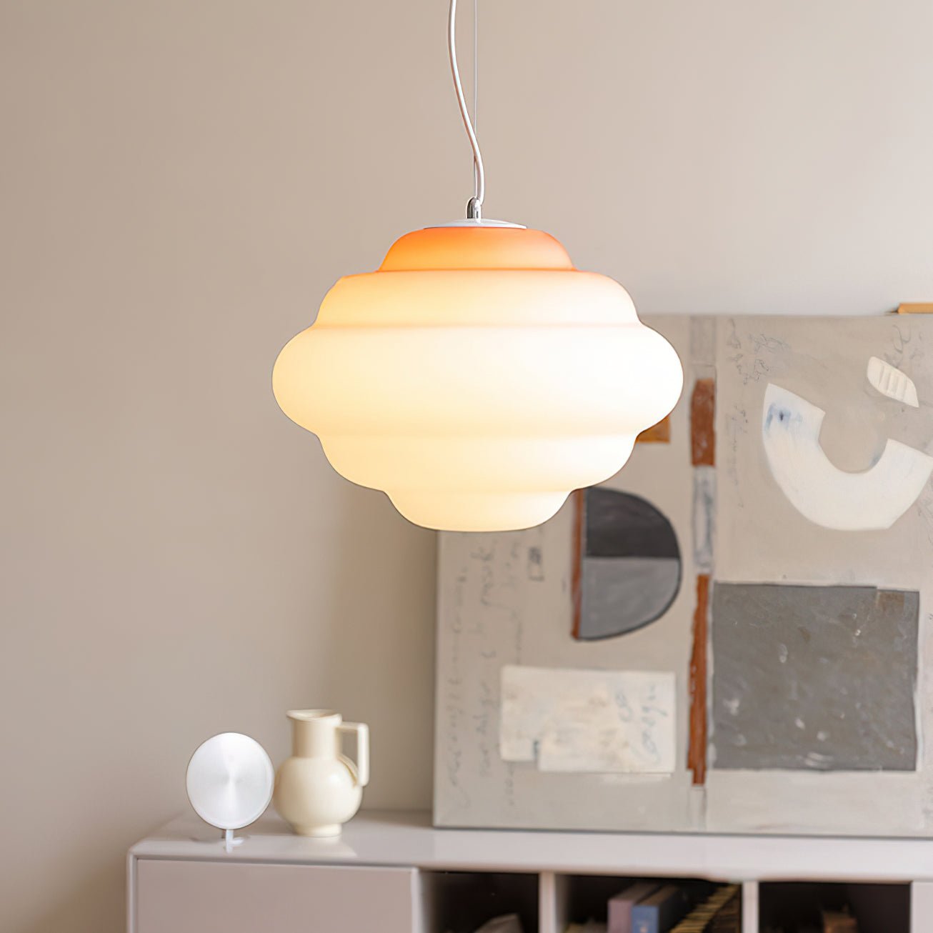 Gradient Cloudy Hanging light Pendant Lamp