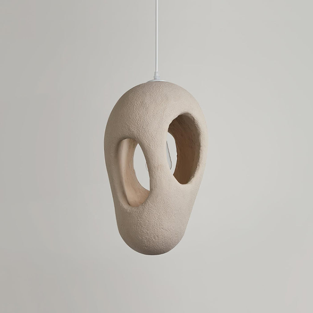 Hand-Built White Houselight Pendant Lamp