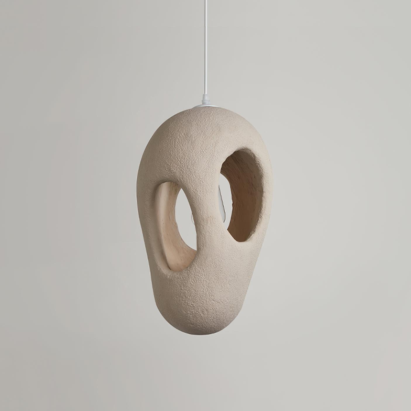 Hand-Built White Houselight Pendant Lamp