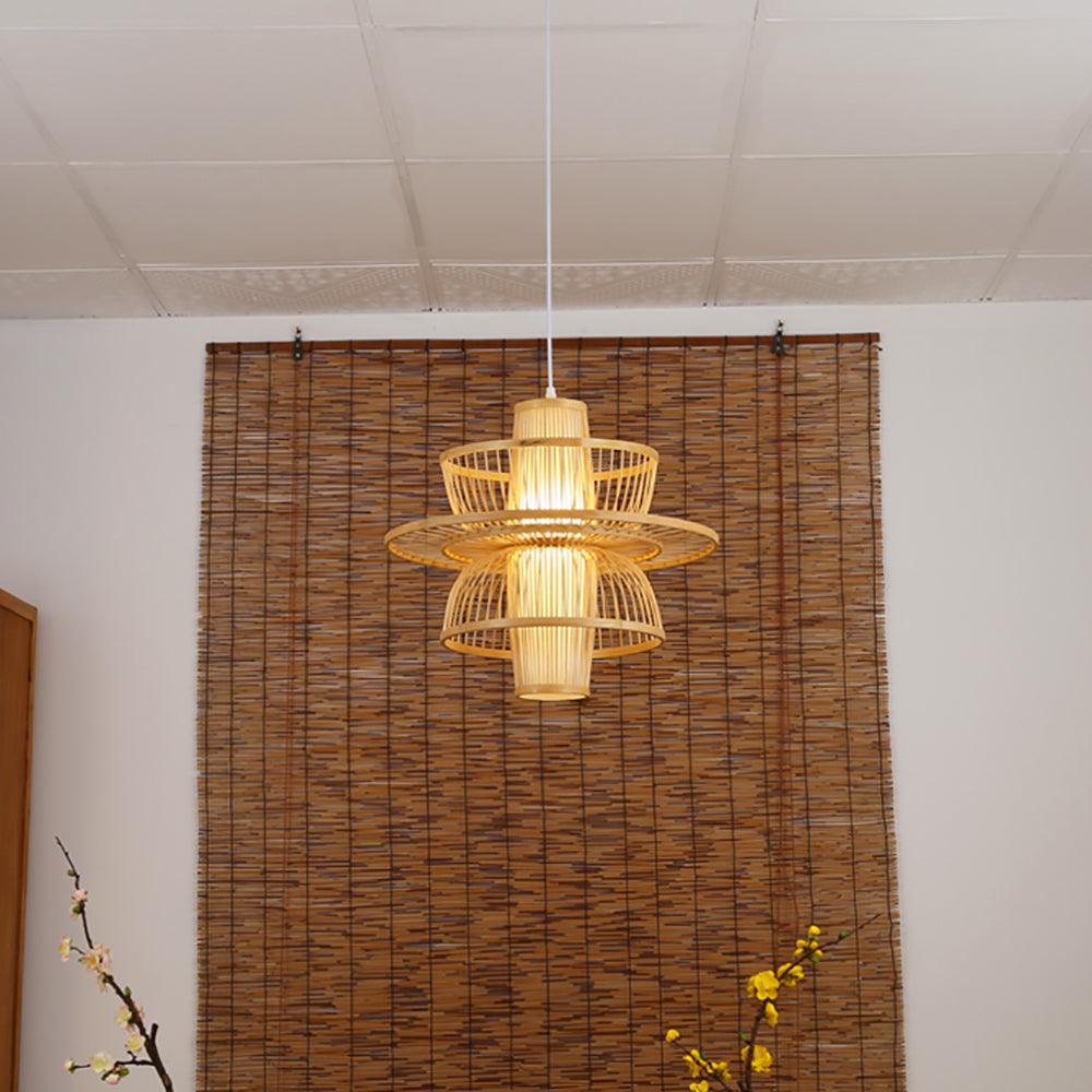 Handmade Sigyn Bamboo Droplight Pendant Lamp