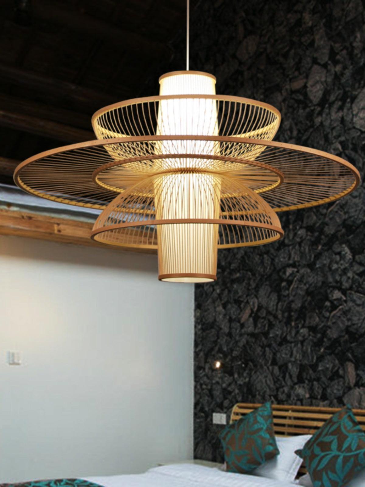 Handmade Sigyn Bamboo Droplight Pendant Lamp