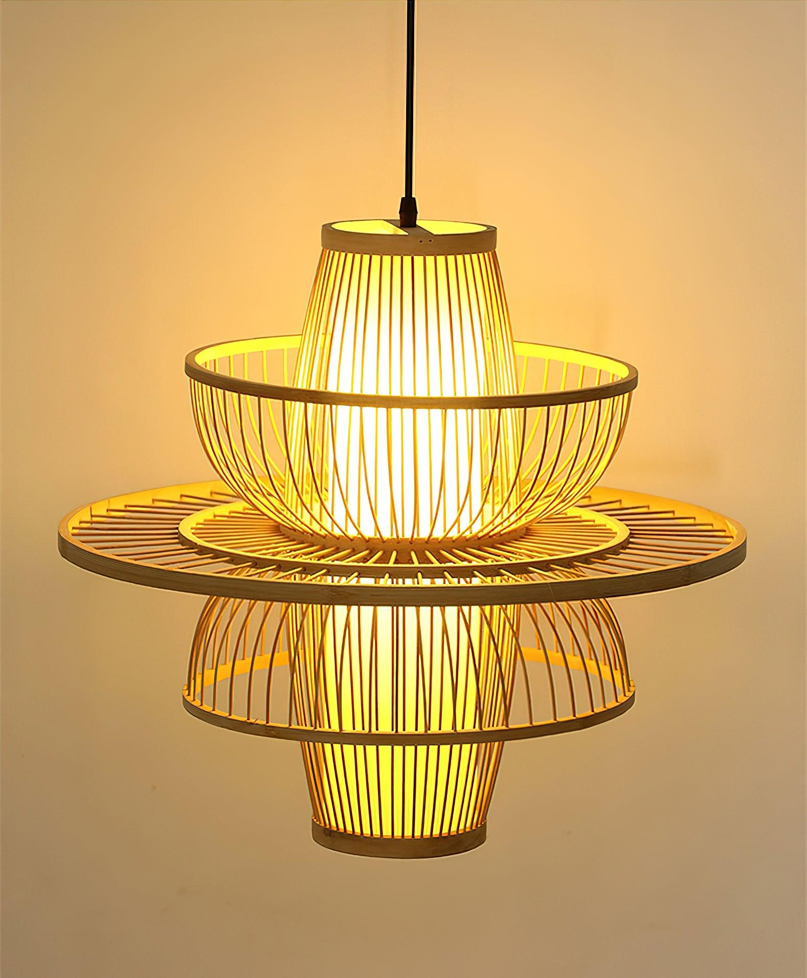 Handmade Sigyn Bamboo Droplight Pendant Lamp
