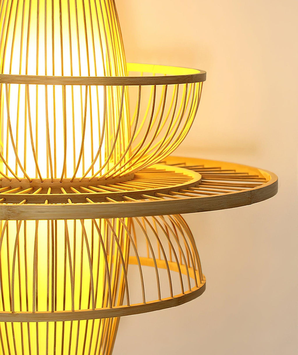 Handmade Sigyn Bamboo Droplight Pendant Lamp