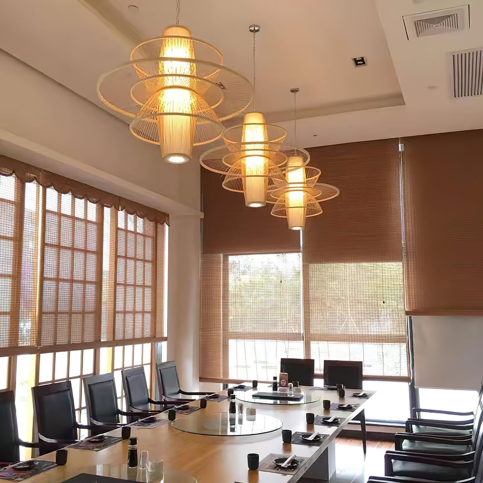 Handmade Sigyn Bamboo Droplight Pendant Lamp