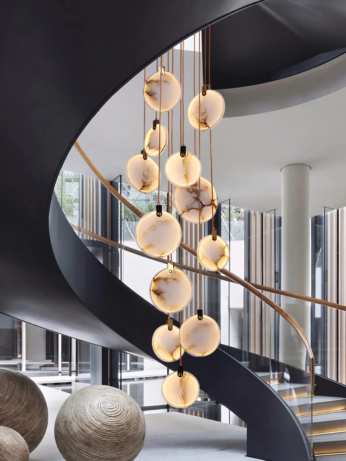 Harvest Alabaster Houselight Pendant Lamp