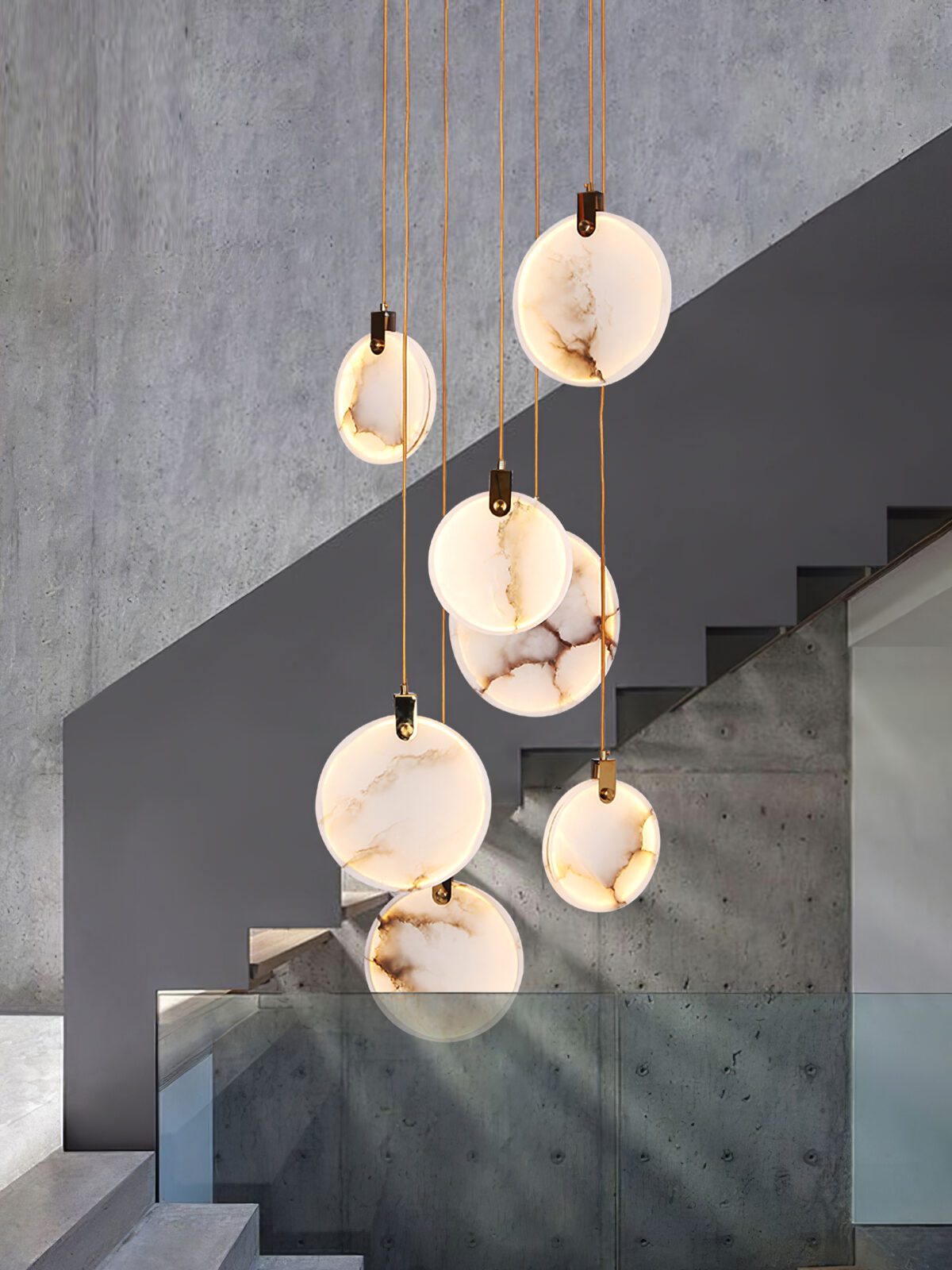 Harvest Alabaster Houselight Pendant Lamp