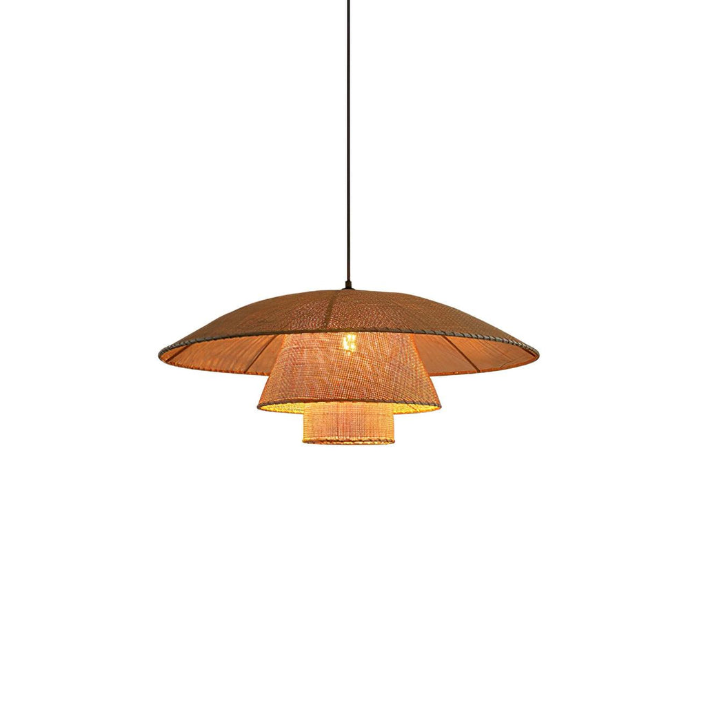 Hat Weave Rattan Droplight Pendant Lamp