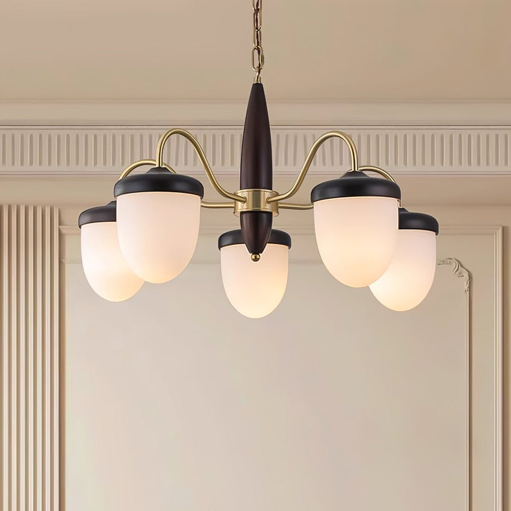Hazelnut Branch Gasolier Chandelier