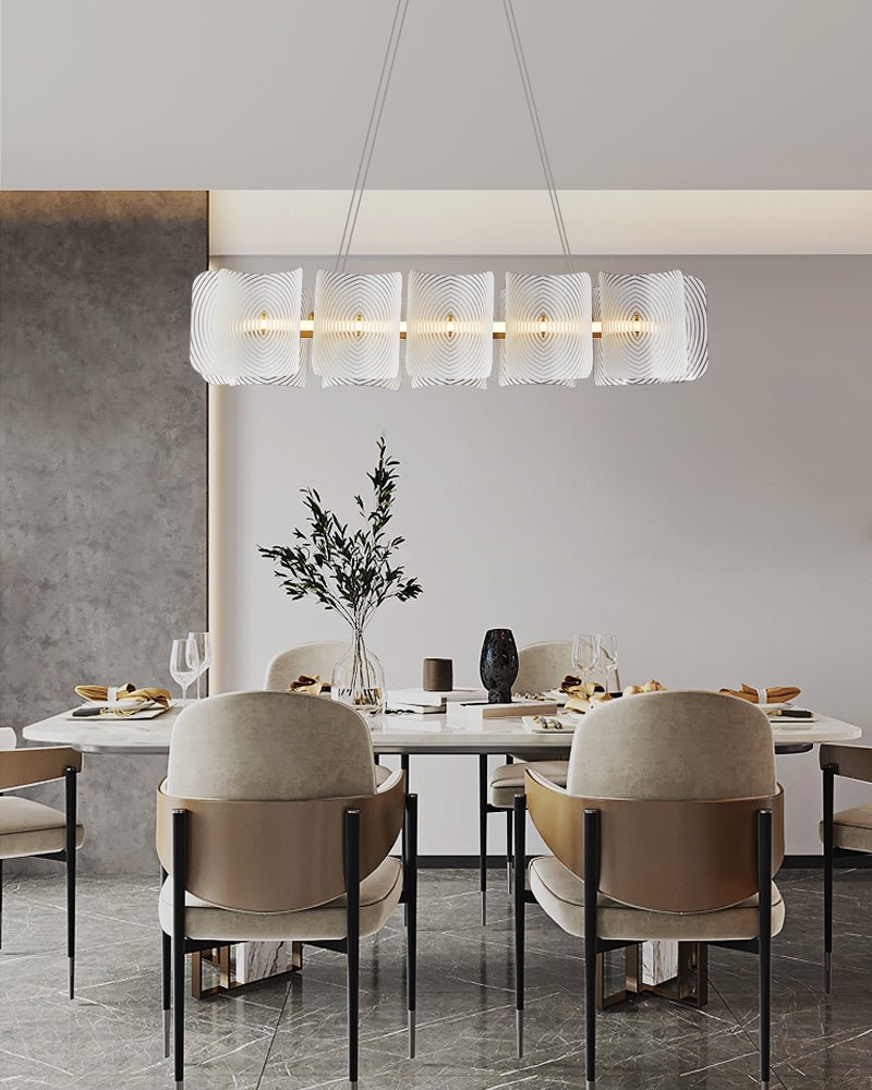 Helios Rectangle Hanging light Pendant Lamp