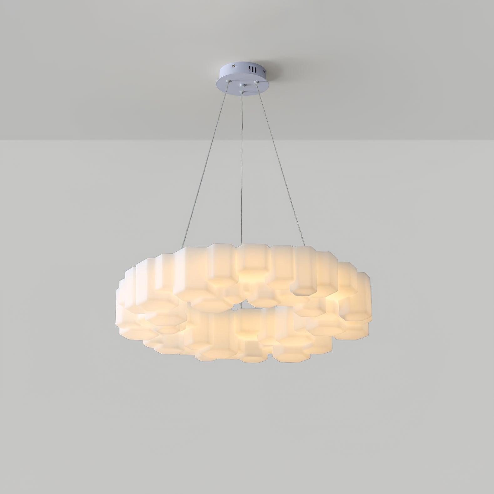 Honeycomb Gasolier Chandelier