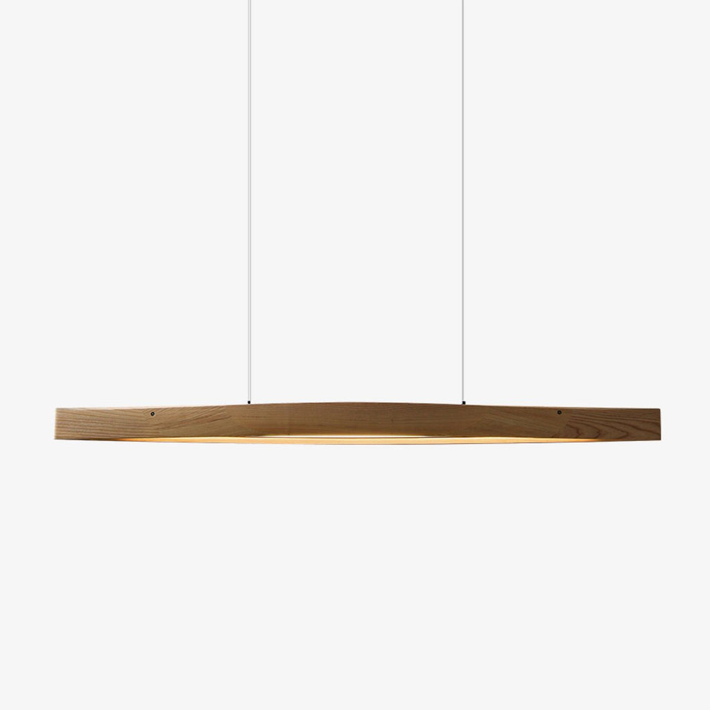 Horizon Linear Wood Droplight Pendant Lamp