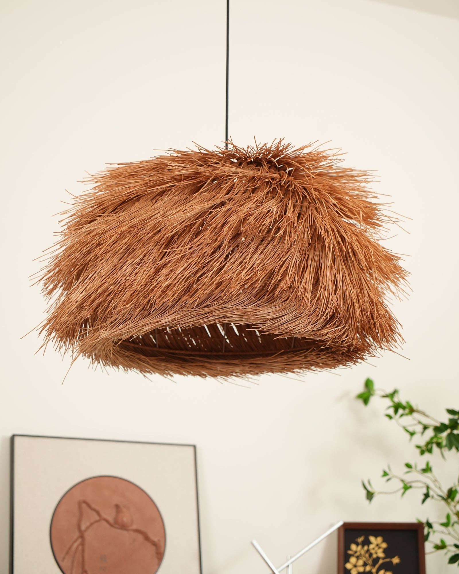 Hues Wicker Hanging light Pendant Lamp