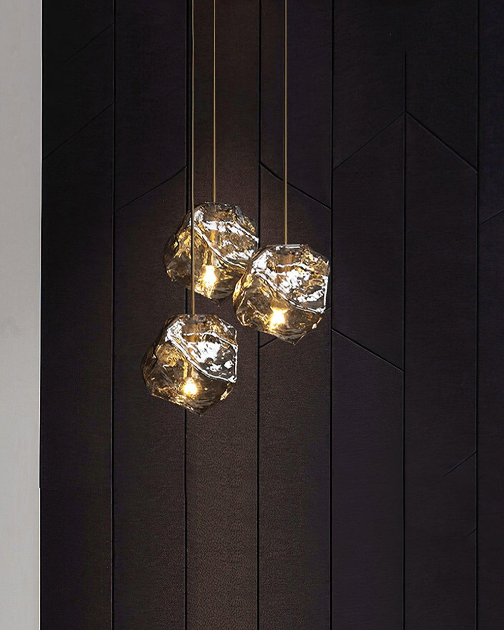 Illyria Ice Glass Hanging light Pendant Lamp