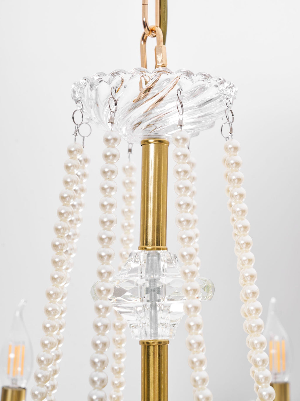 Imperial Pearl Crystal Chandelier