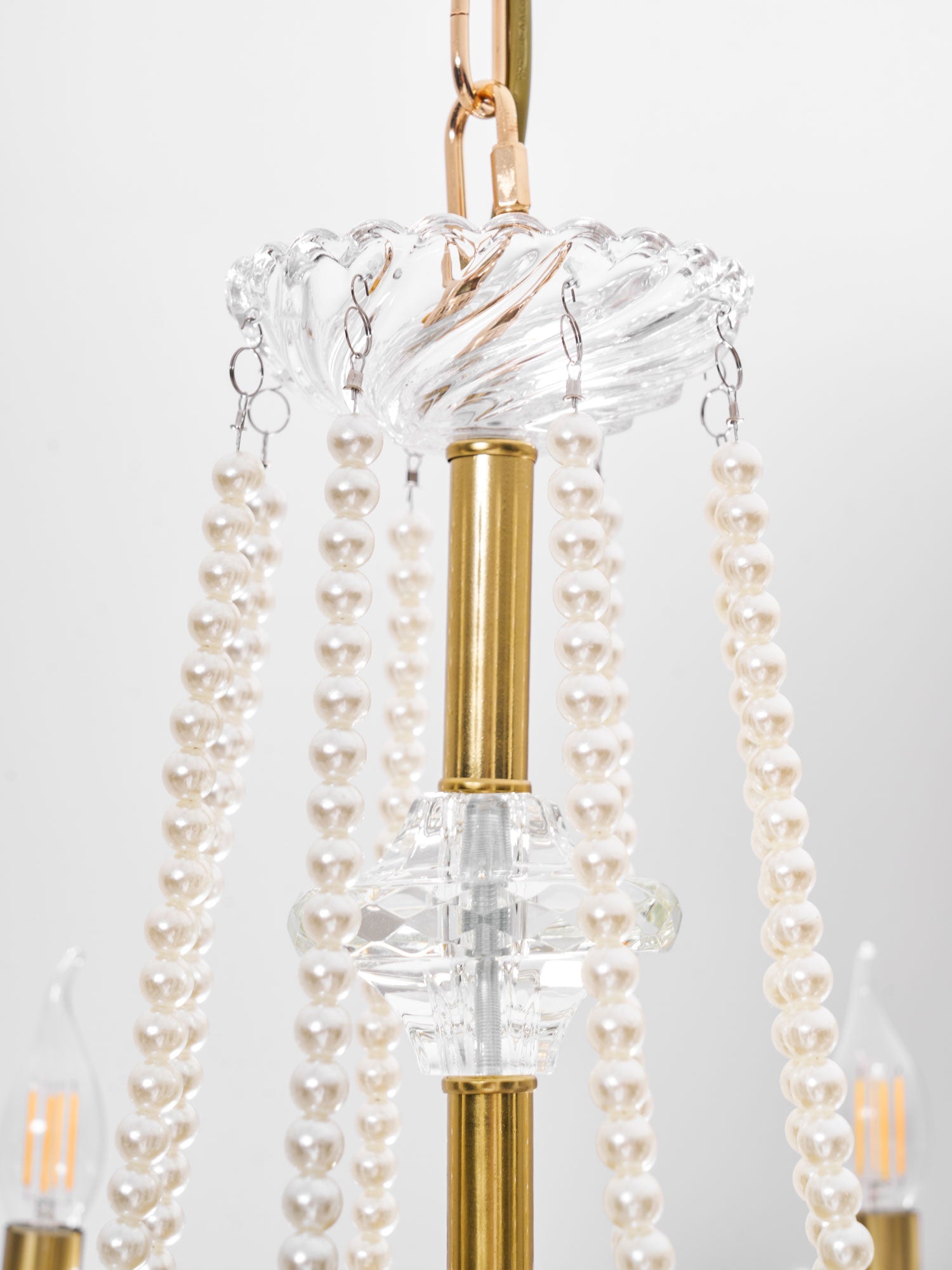 Imperial Pearl Crystal Chandelier