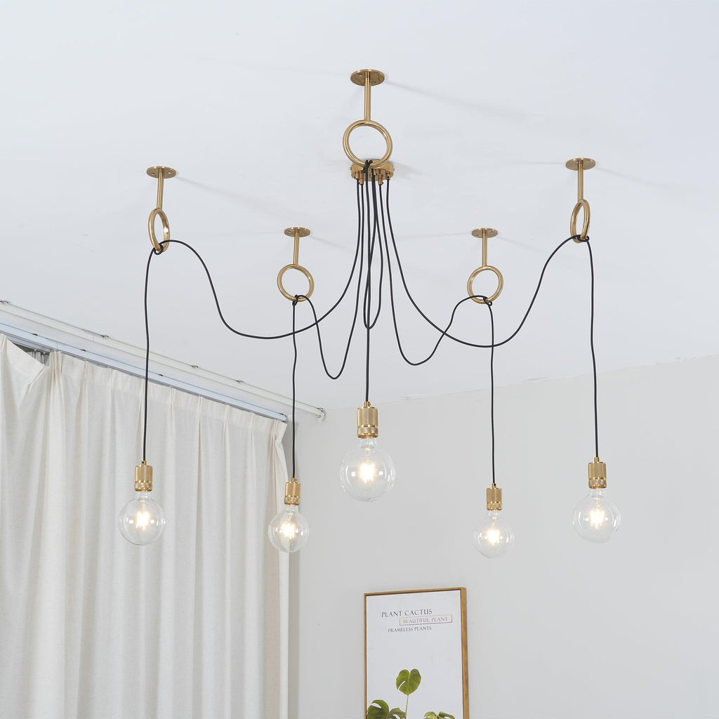 Industrial Spider Chandelier