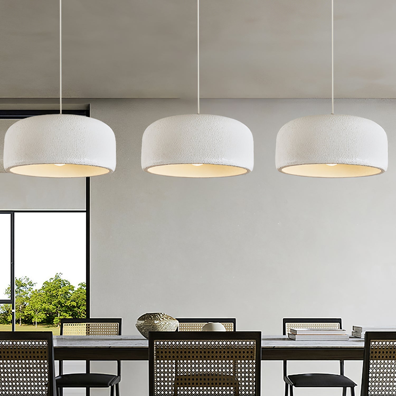 Khmara Resin Dome Droplight Pendant Lamp