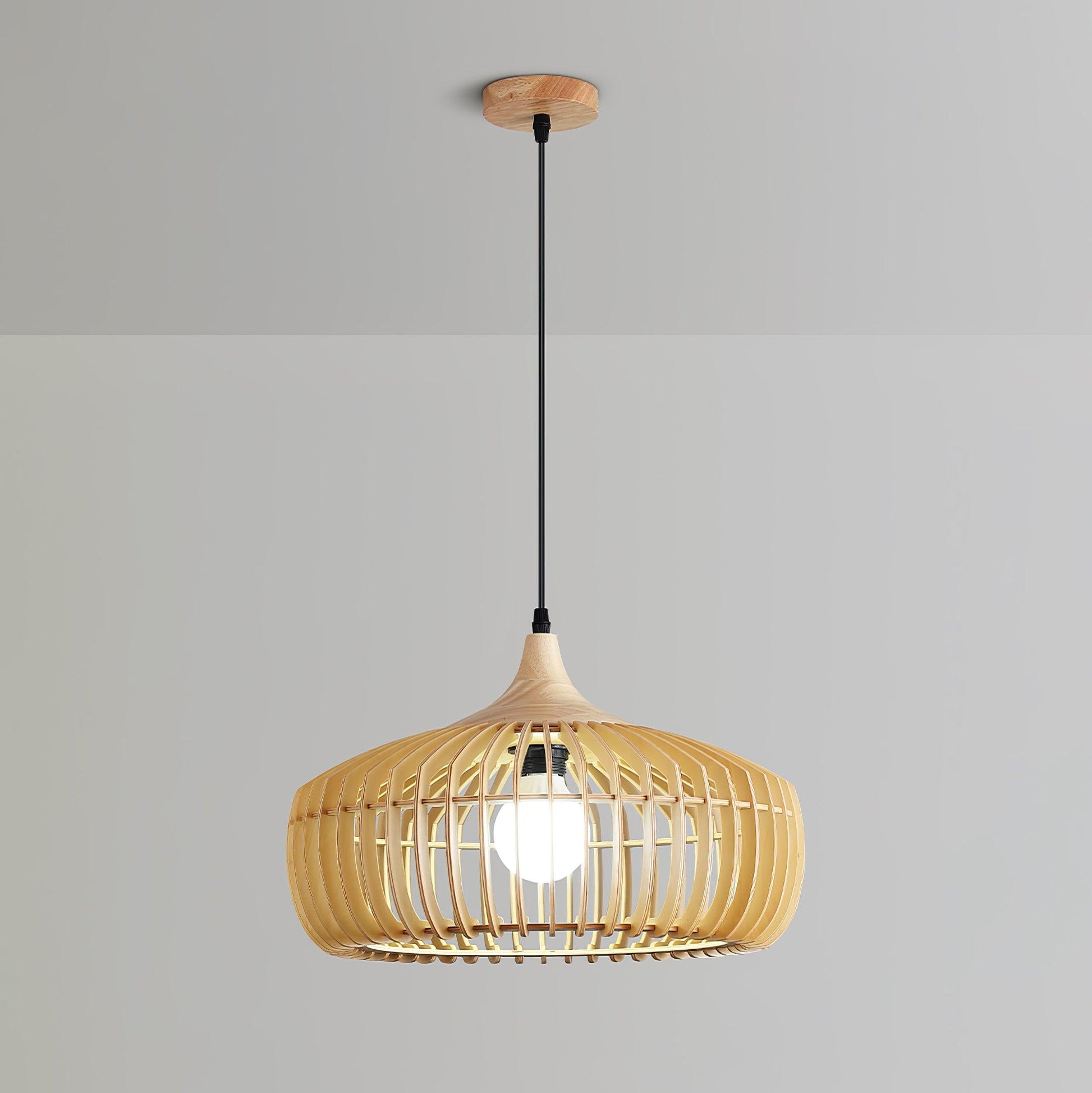 Lattice Nest Wooden Drop light Pendant Lamp
