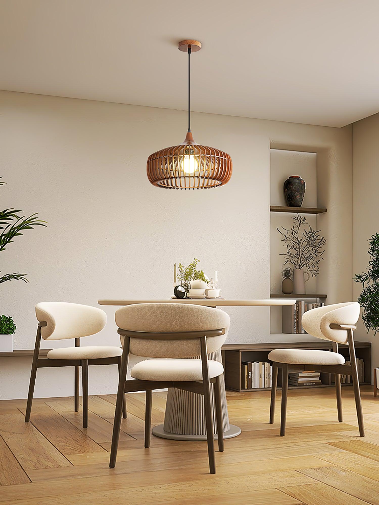 Lattice Nest Wooden Drop light Pendant Lamp
