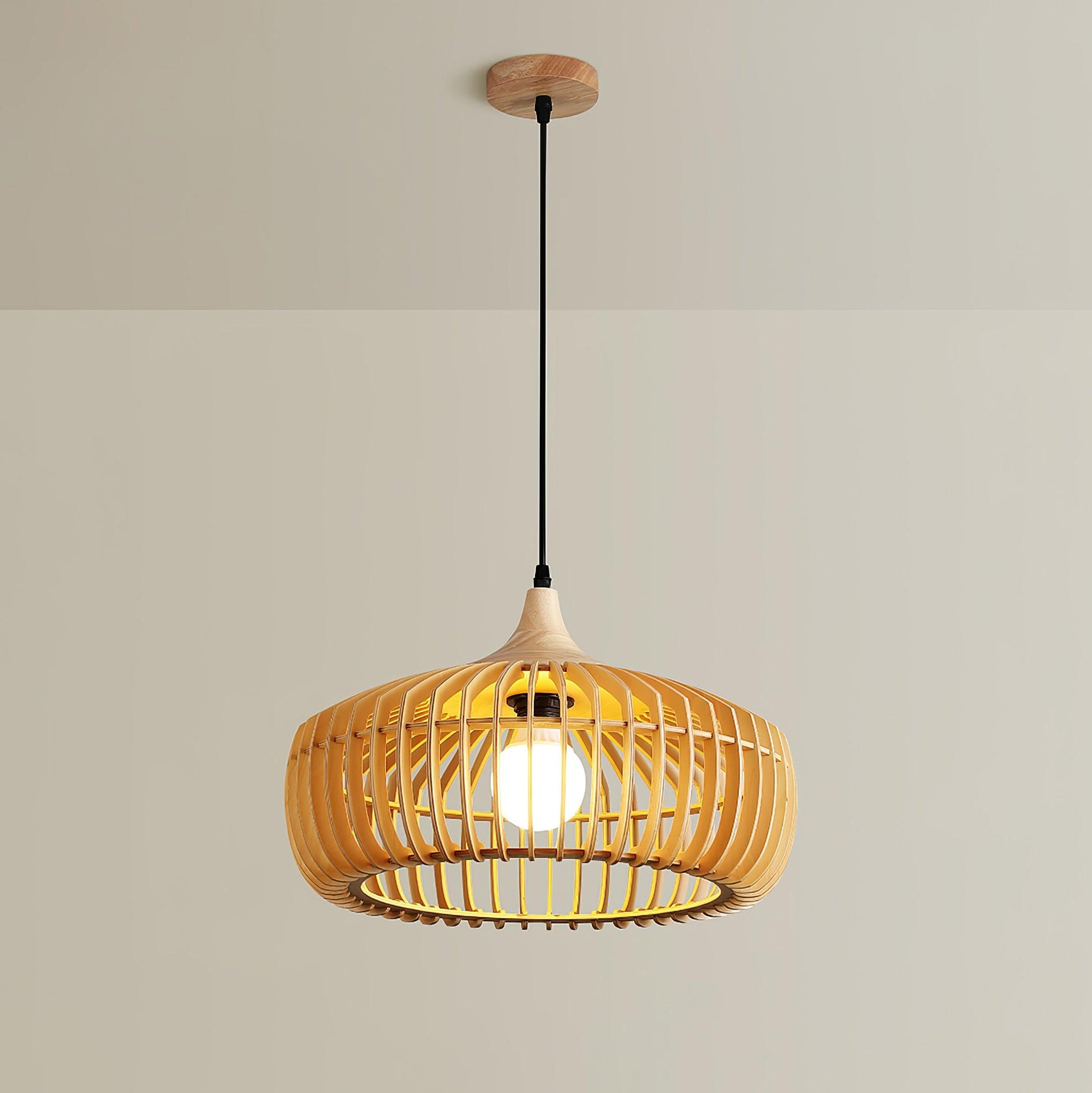 Lattice Nest Wooden Drop light Pendant Lamp