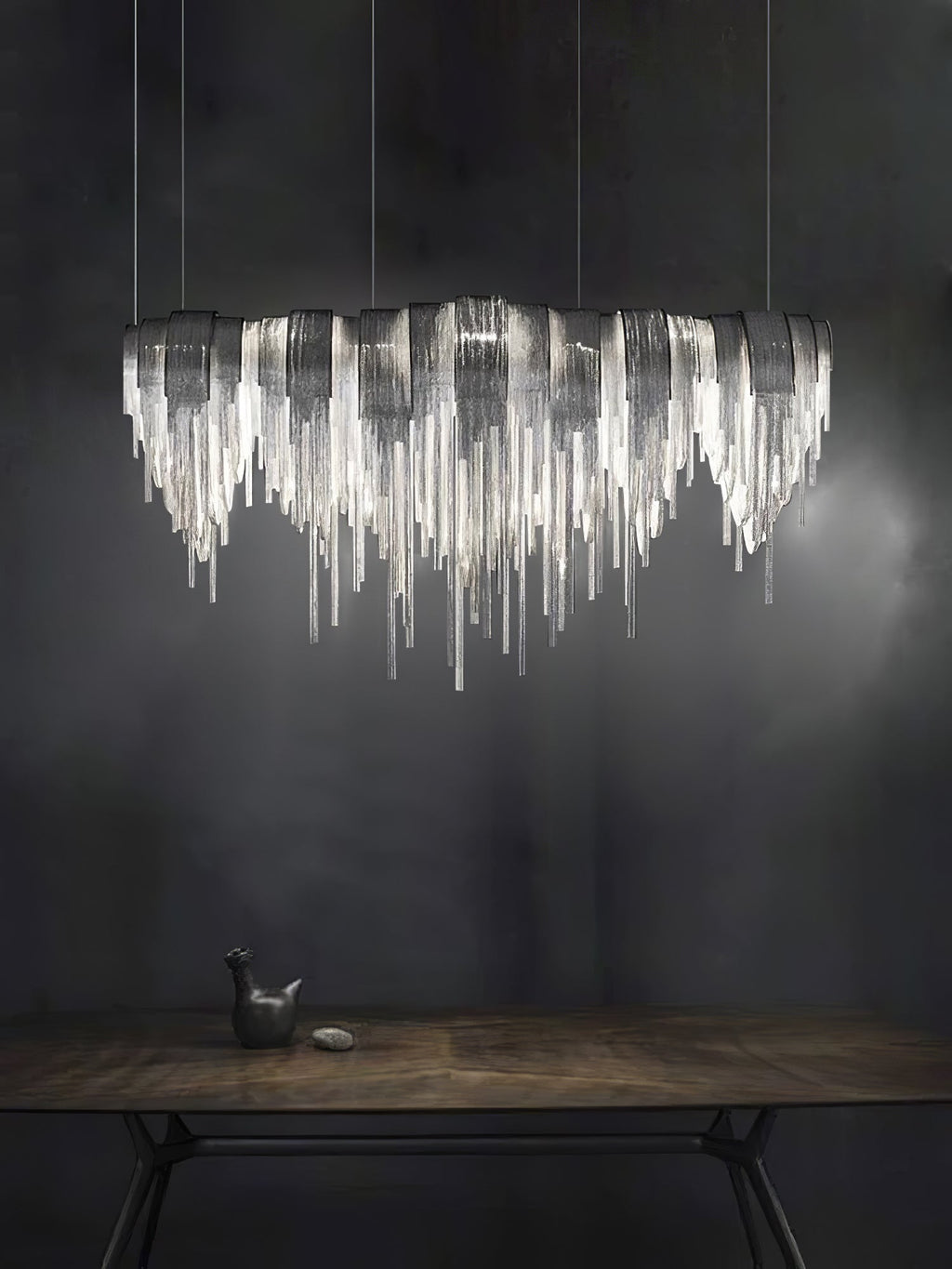 Length Chains Crown Chandelier