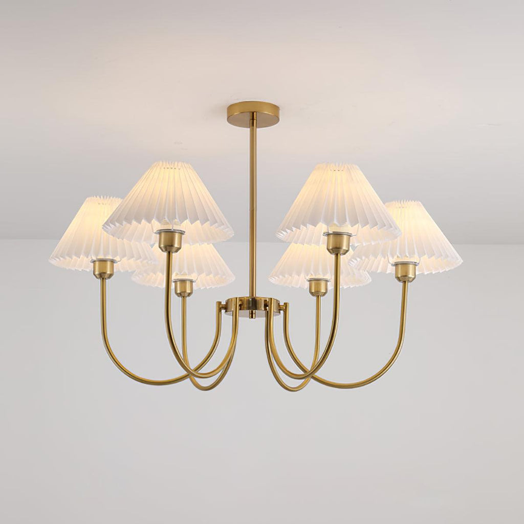 Lenore Pleated Gasolier Chandelier
