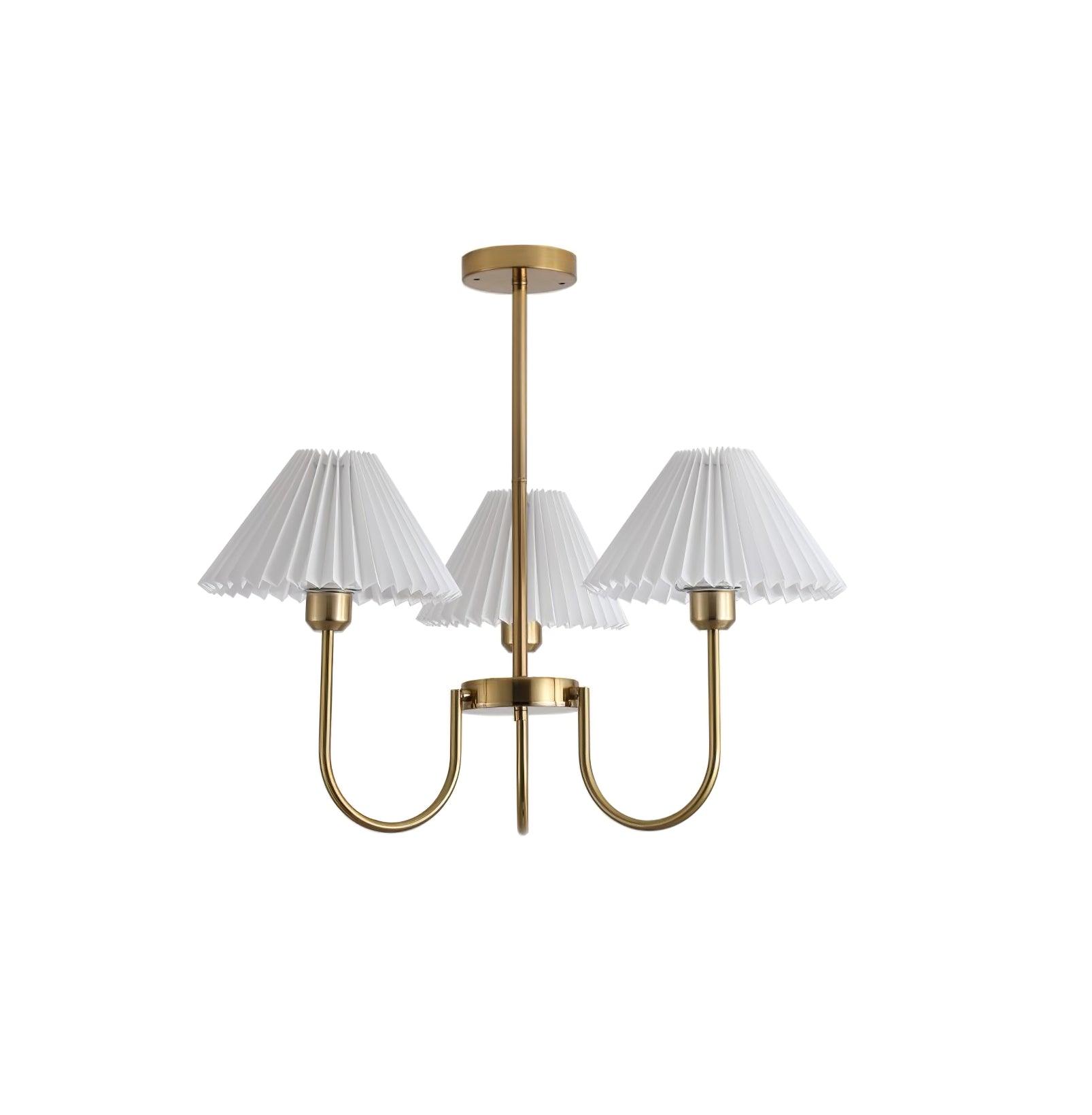 Lenore Pleated Gasolier Chandelier