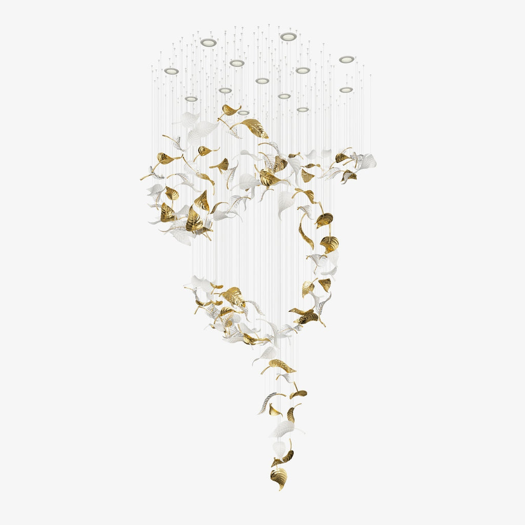 Linden Leaves Crown Chandelier