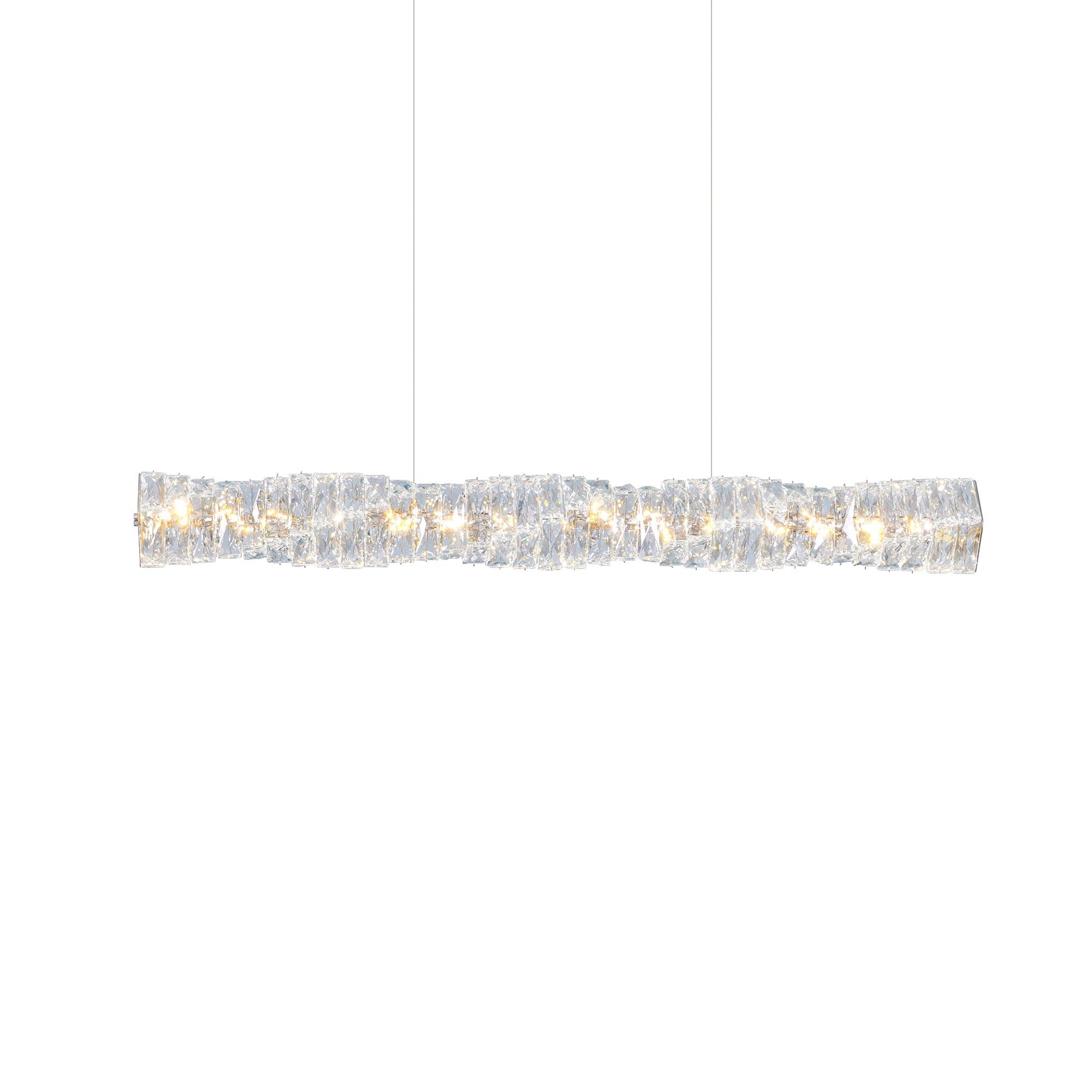 Long Crystal Pendant Lamp