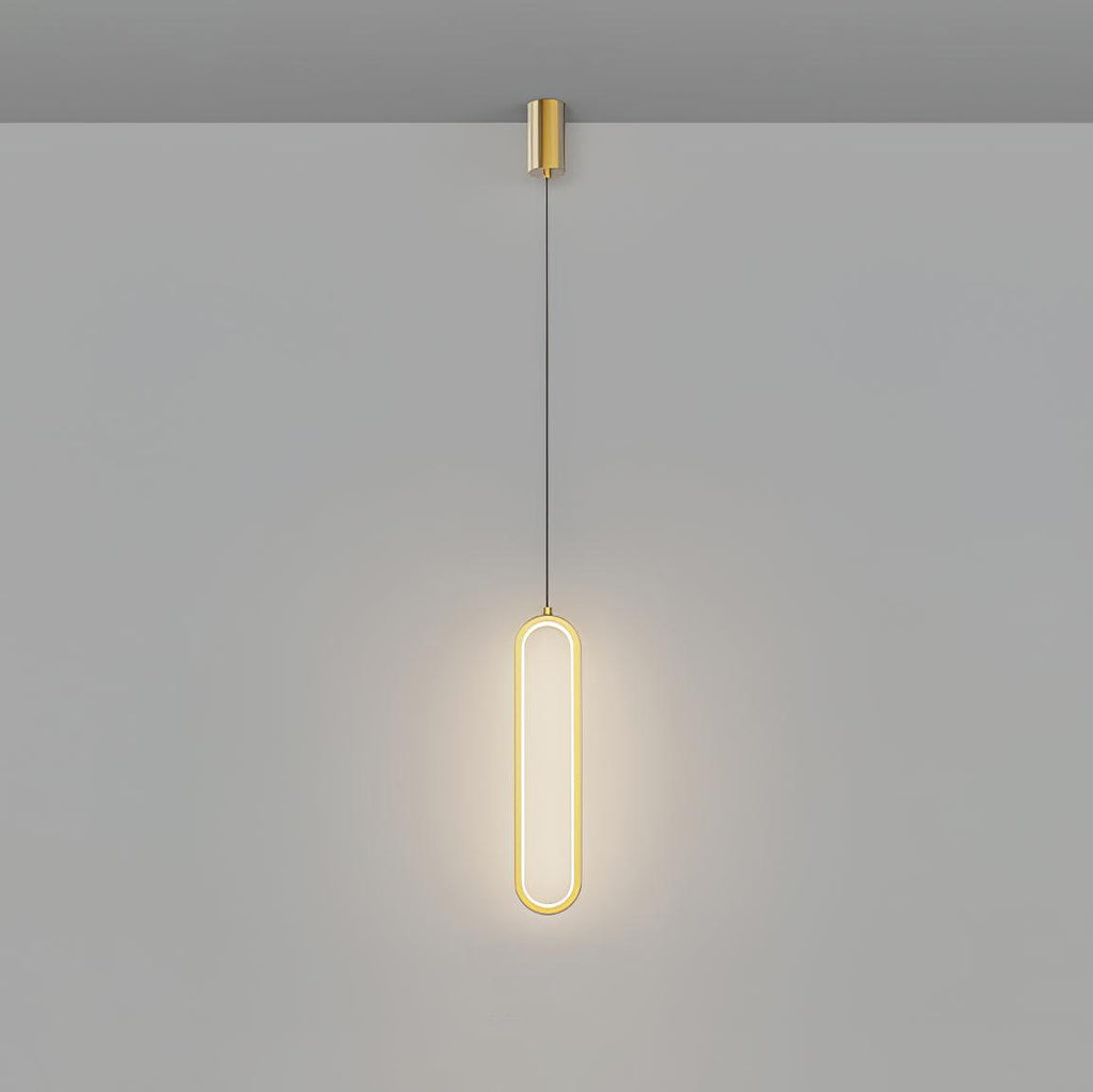Long Oval LED Droplight Pendant Lamp