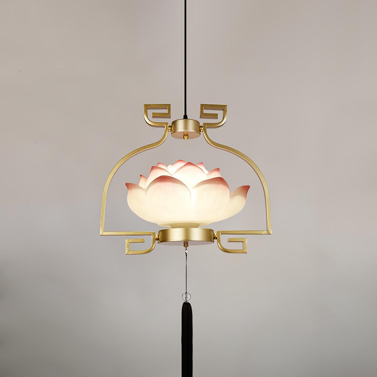 Lotus Bloom Crown Chandelier