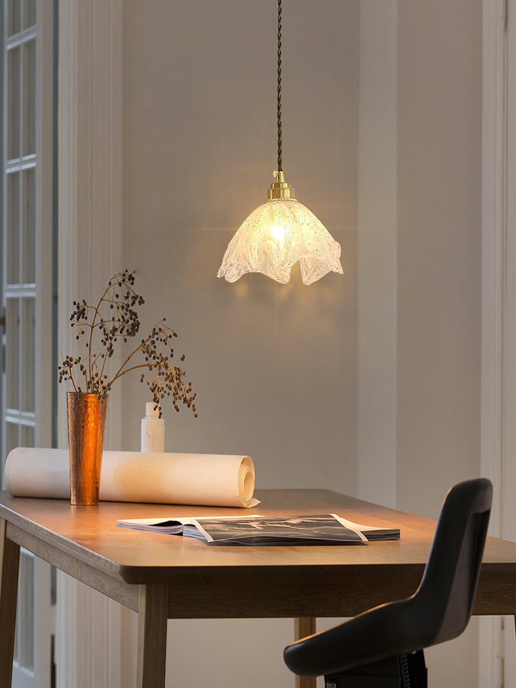 Lotus Crystal Small Houselight Pendant Light
