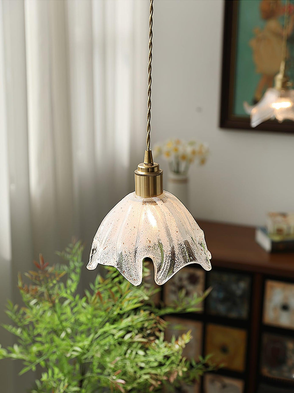 Lotus Crystal Small Houselight Pendant Light