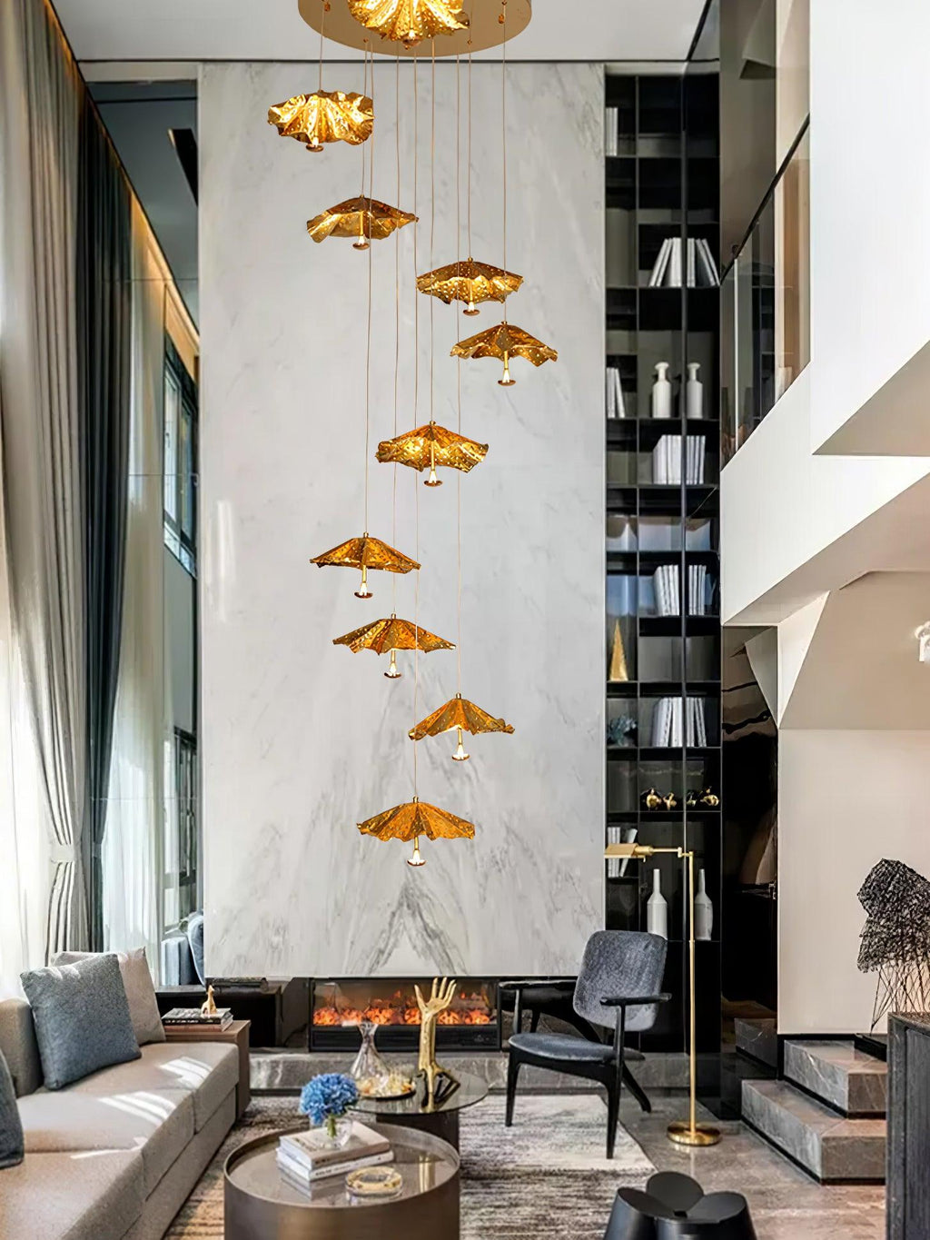 Livra Leaf Ceiling fixture Chandelier