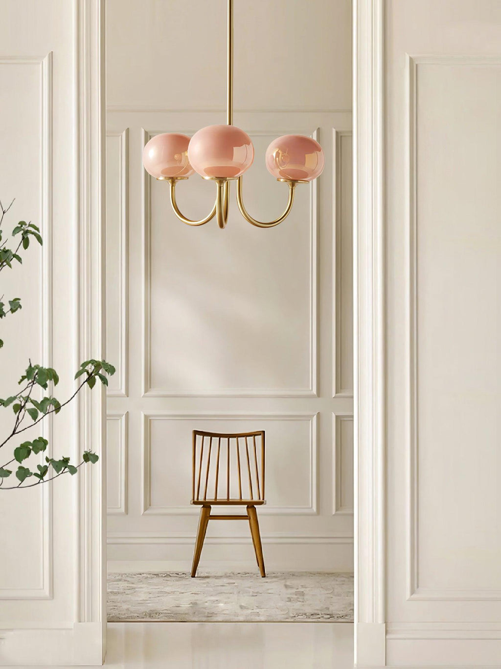 Marshmallow Crown Chandelier