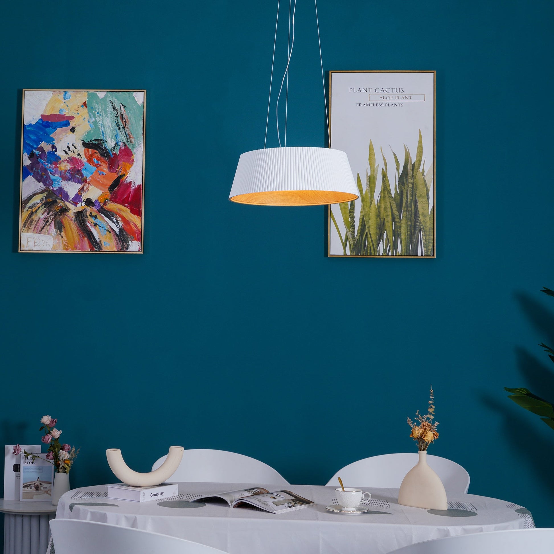 Modern Ribbed Houselight Pendant Light