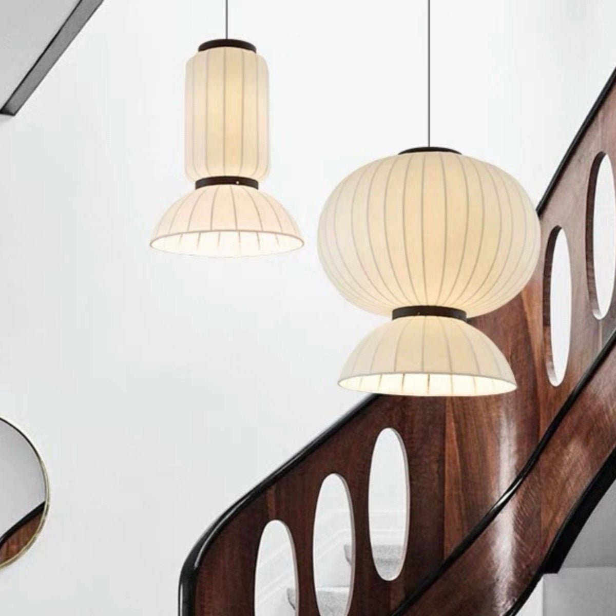 Mulberry Silk Lantern Droplight Pendant Light
