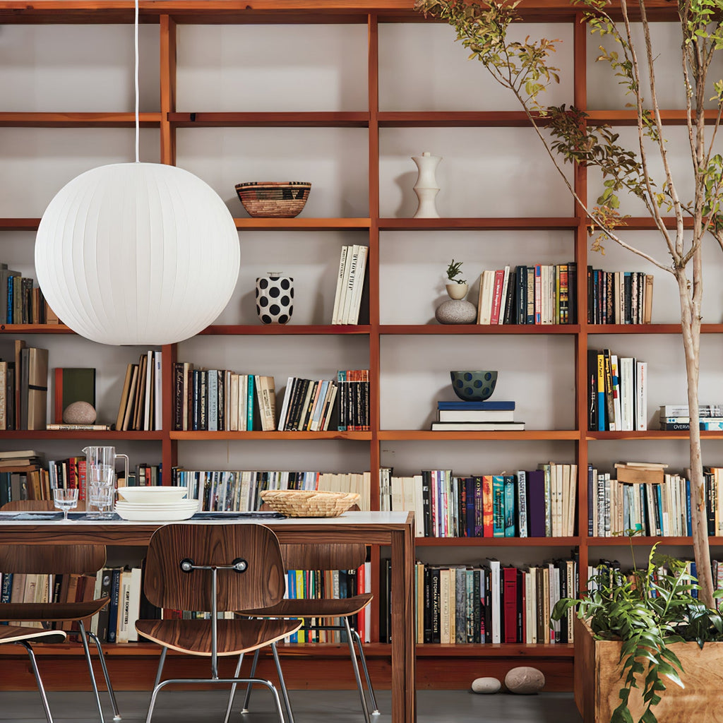 Bubble Mulberry Silk Pendant Lamp