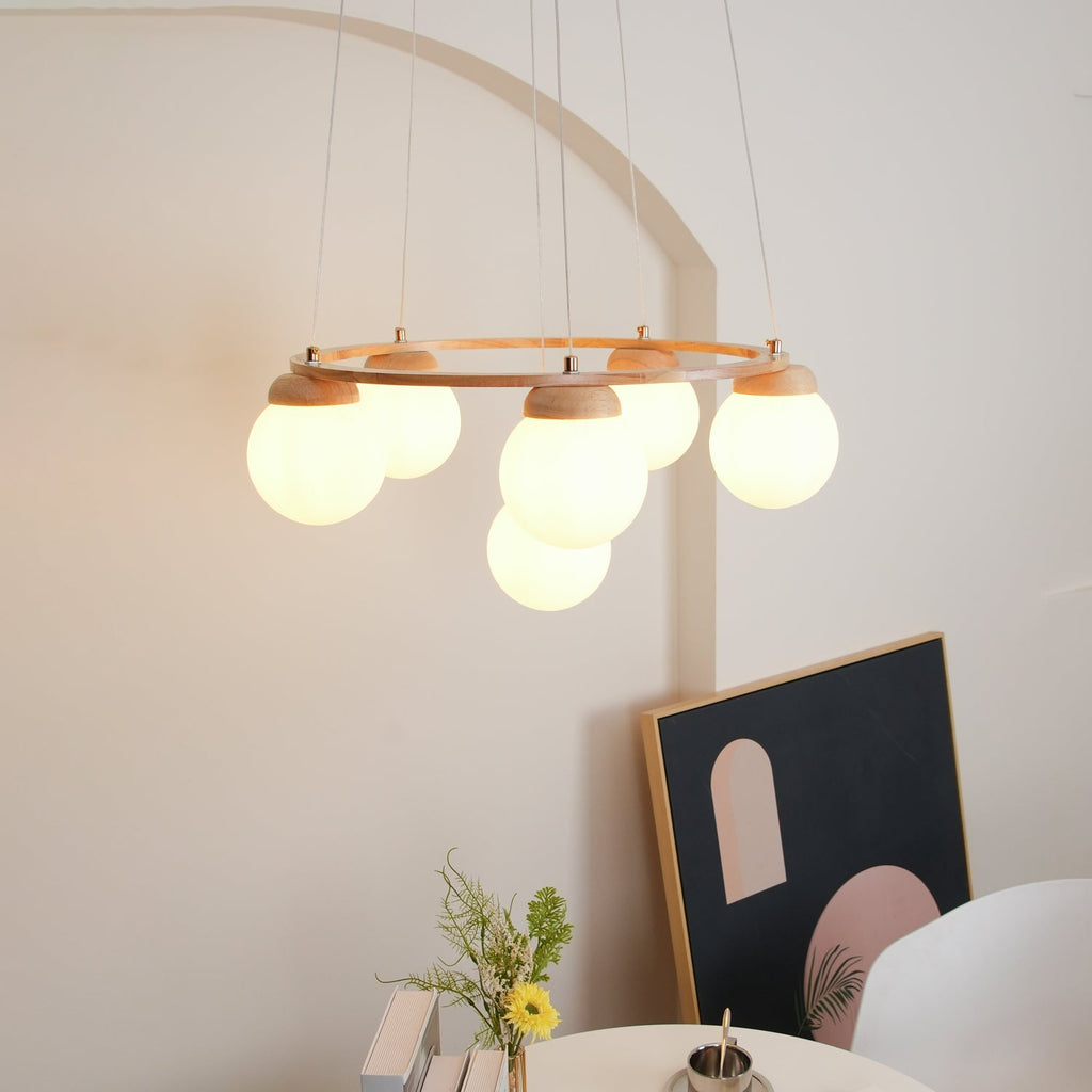 Miira Wood Ceiling fixture Chandelier