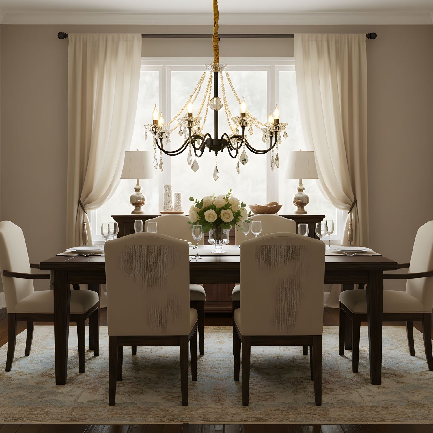 Opulence Crystal Chandelier