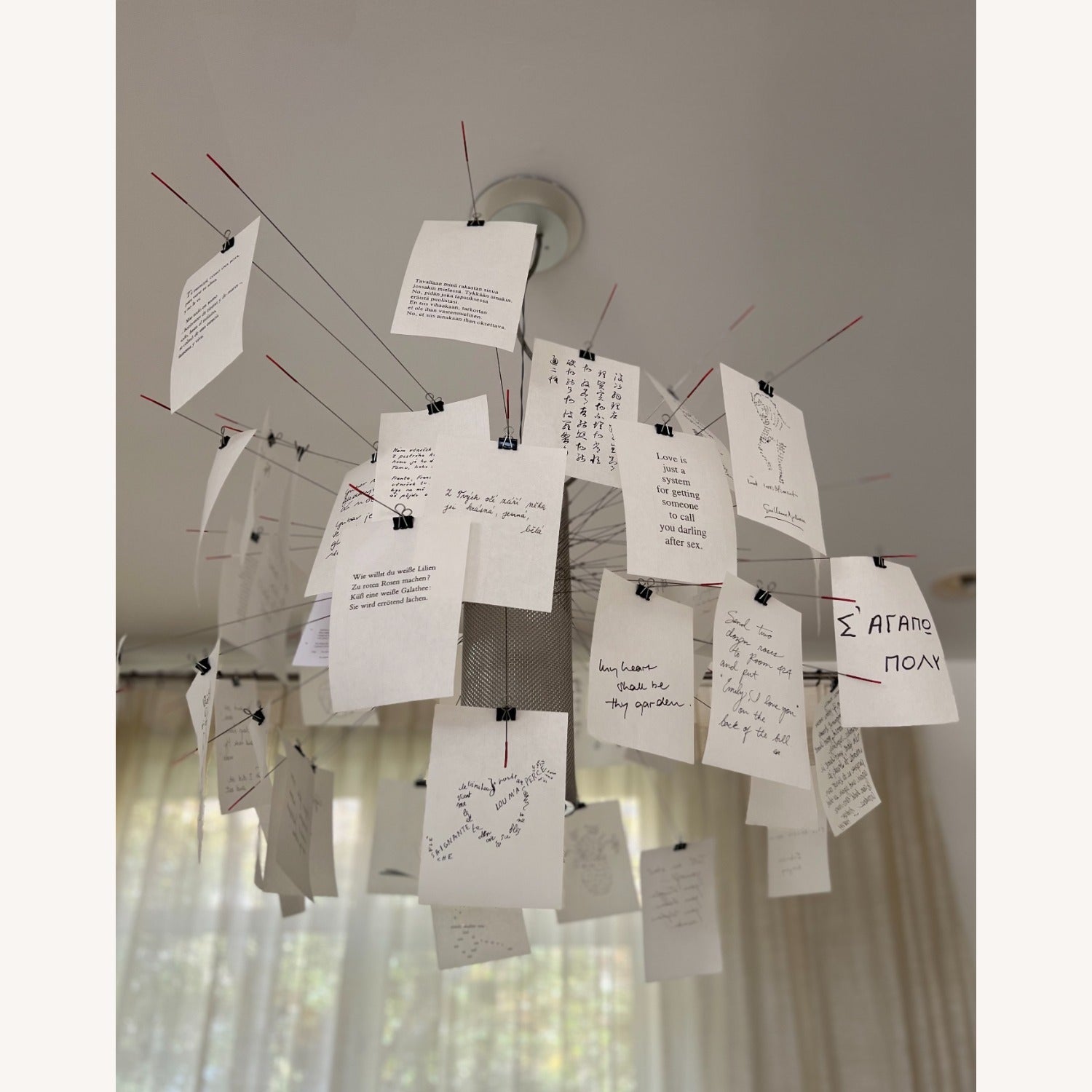 Paper Candelabrum Chandelier