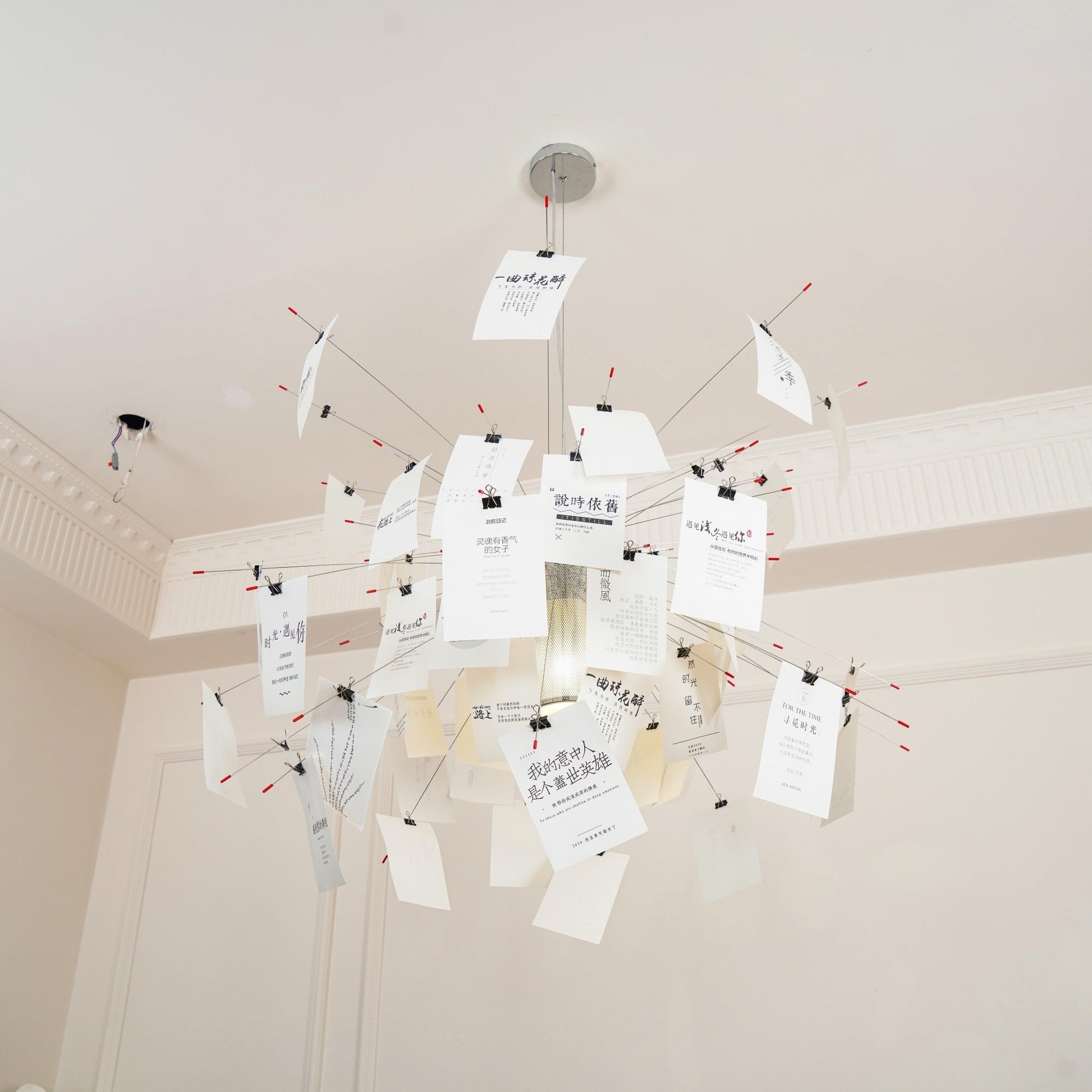 Paper Candelabrum Chandelier