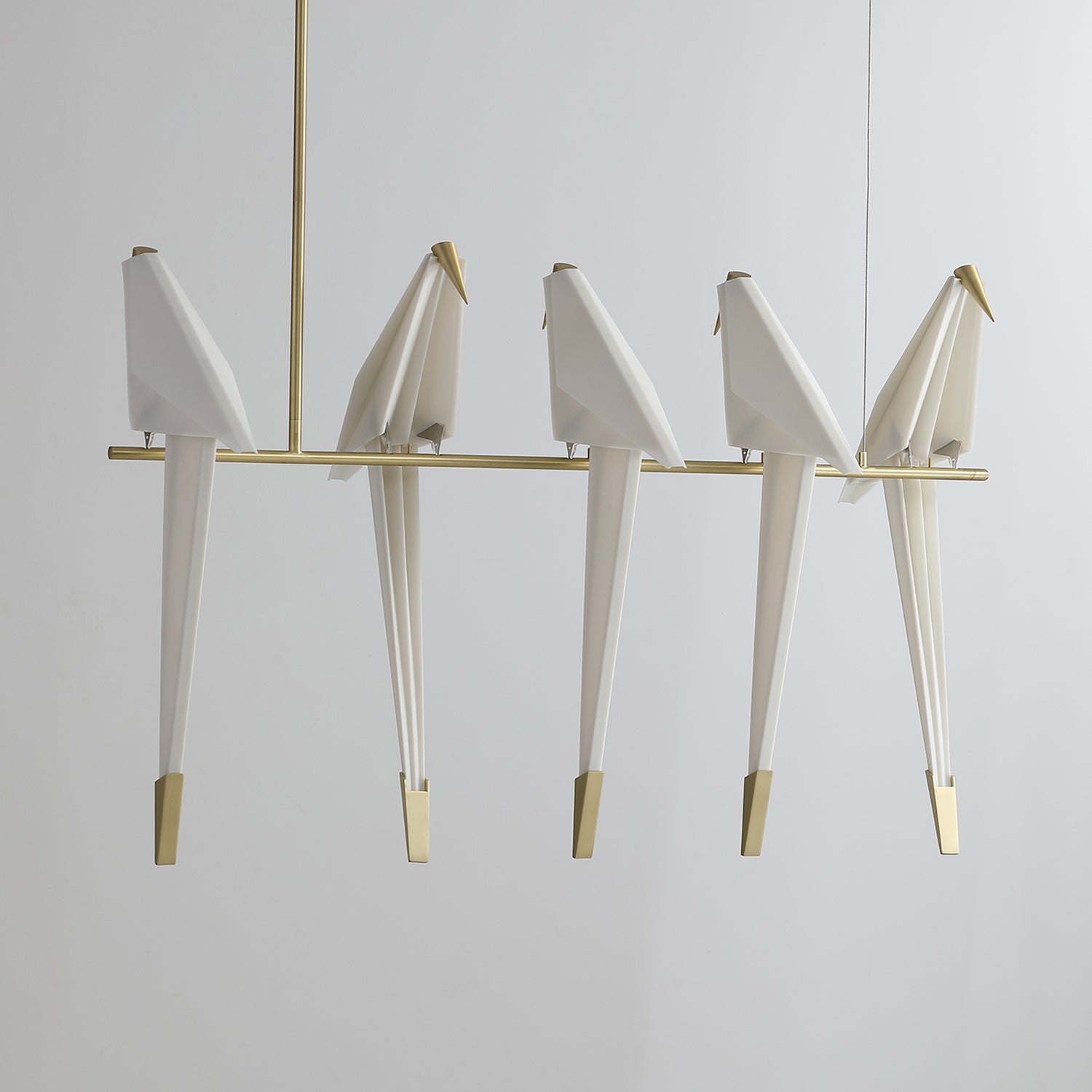 Paper Crane Bird LED Electrolier Chandelier