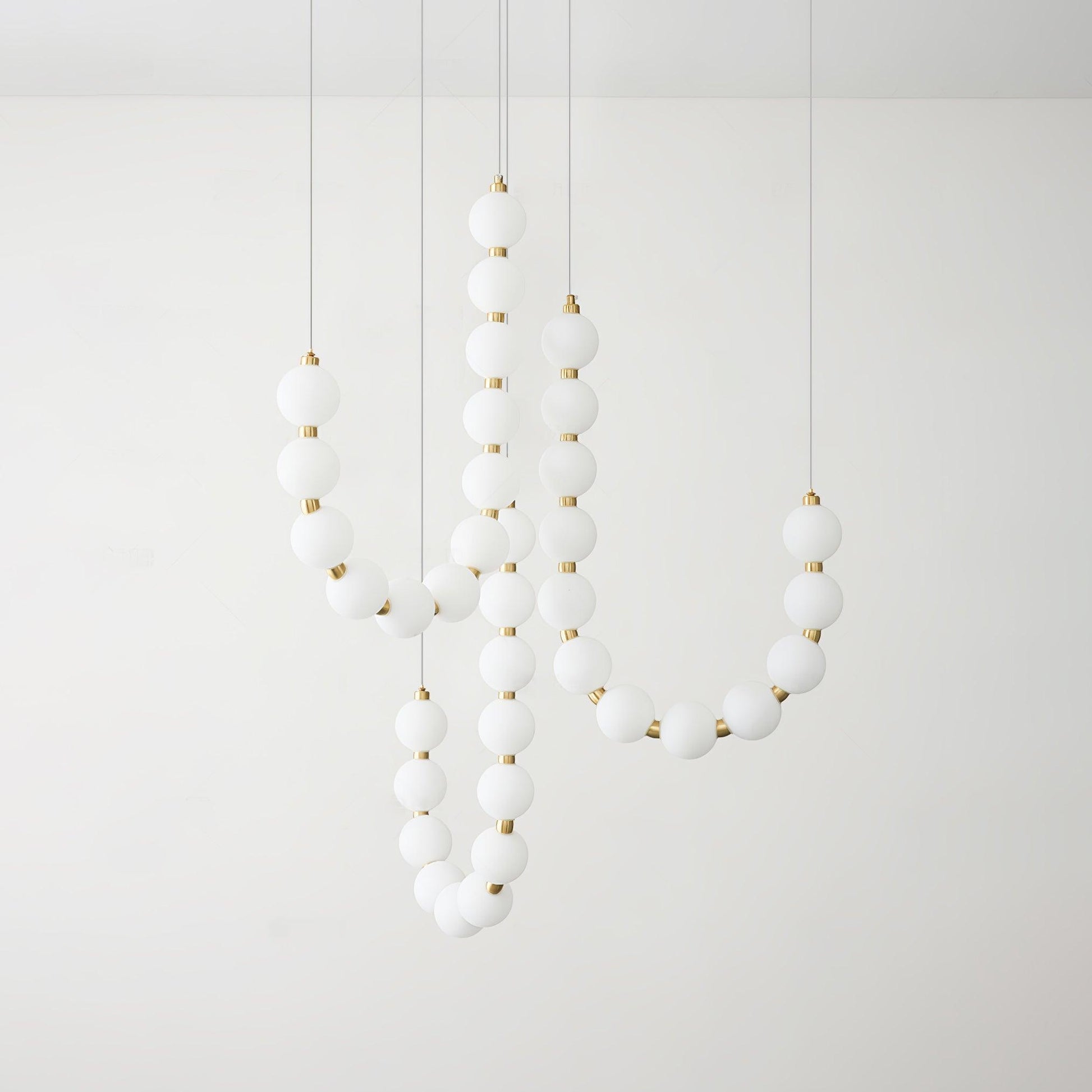 Acrylic Pearl Necklace Chandelier