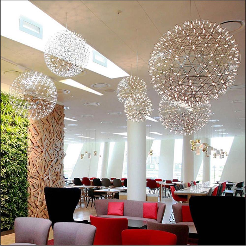 Gold Spark Ball Drop light Pendant Light